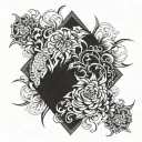 Namakubi tattoo design idea