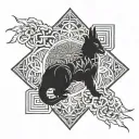 Namakubi tattoo design idea