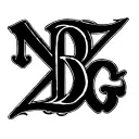 The letters NDG in an oldschool gothic type tattoo font tattoo design idea