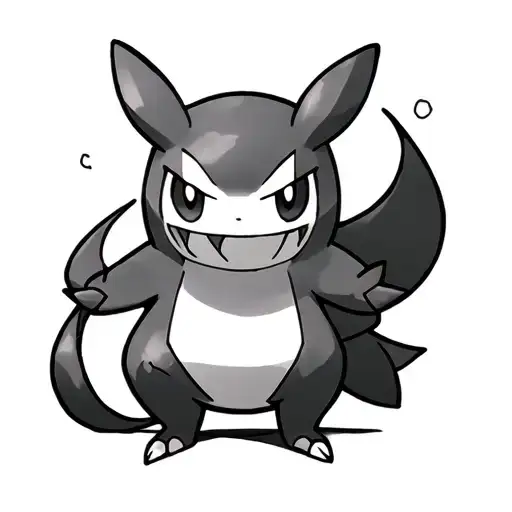 gangar Pokemon characters tattoo design idea