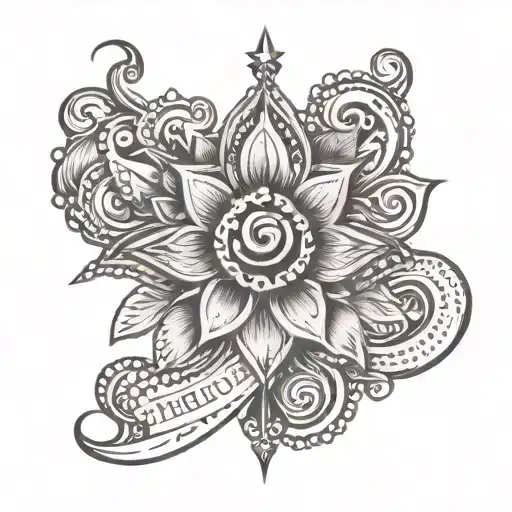 Design a tattoo that incorporates the Latin phrase 'vide bonum, fac bonum' meaning 'see the good, do the good'. The desi tattoo design idea