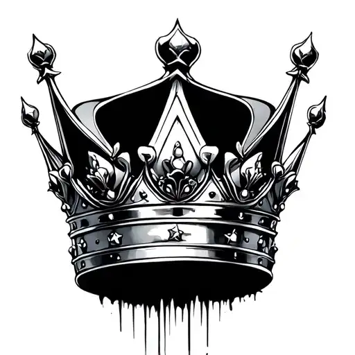 Kpop Bigbang Crown tattoo design idea