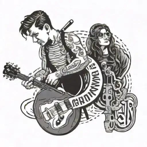 arctic monkeys band tattoo tattoo design idea
