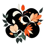 minimal tattoos designs that represent of love, care, nature, growth, eudaimonia tattoo design idea