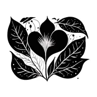 minimal tattoos designs that represent of love, care, nature, growth, eudaimonia tattoo design idea