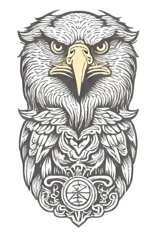 eagle tattoo design idea