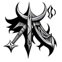Viking Tribal tattoo design idea