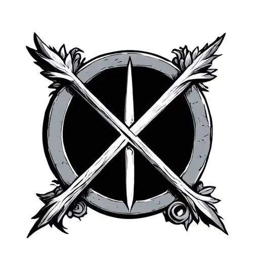Nordic Chi Rho tattoo design idea