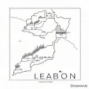 map of lebanon tattoo design idea