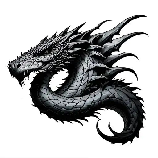 JORMUNGAND BEHIND THE NORDIC KNOTS tattoo design idea