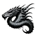 JORMUNGAND BEHIND THE NORDIC KNOTS tattoo design idea