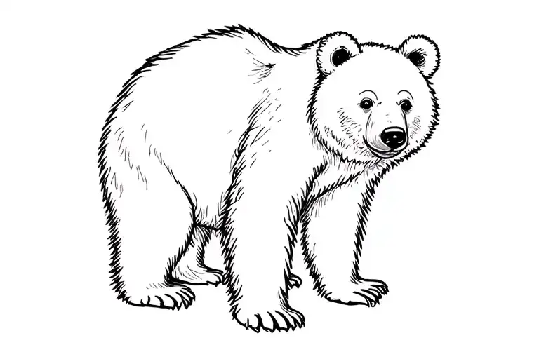 Mama Bear Baby Bear tattoo design idea