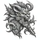 Bam Bam tattoo design idea