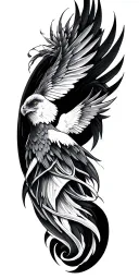 True North tattoo design idea