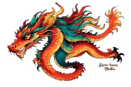 Mushu mulan tattoo design idea