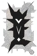 sukuna sign emo evil tattoo design idea