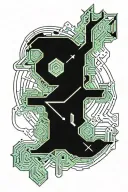 sukuna sign emo evil tattoo design idea