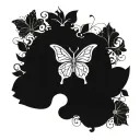 Tomorrowland butterfly logo tattoo design idea