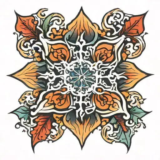 snowflake tattoo design tattoo design idea