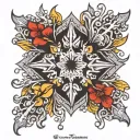 snowflake tattoo design tattoo design idea
