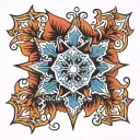 snowflake tattoo design tattoo design idea