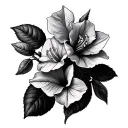 Bougainvillea tattoo design idea