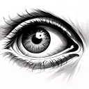 3rd eye open tattoo design idea