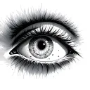 3rd eye open tattoo design idea