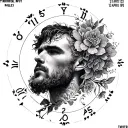 born 13April1981 male within my numerology inspired design tattoo design idea