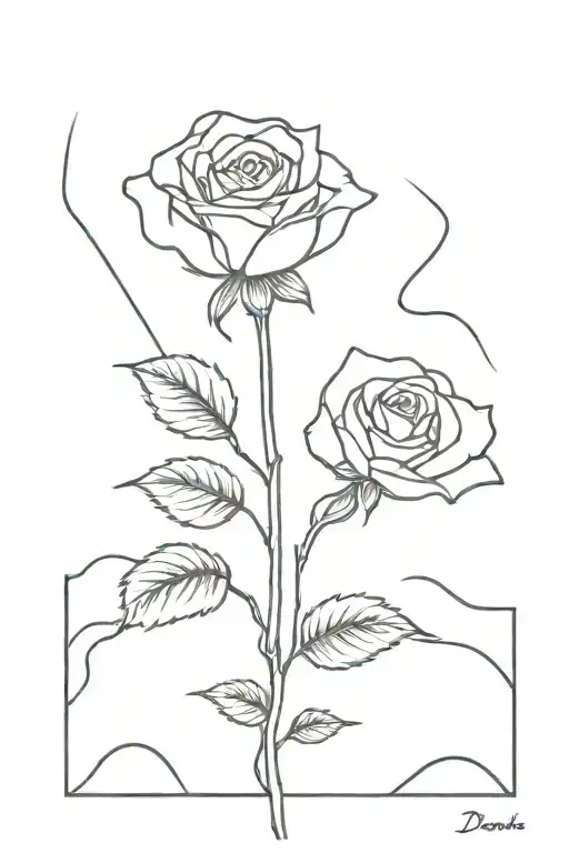 depeche mode rose tattoo tattoo design idea