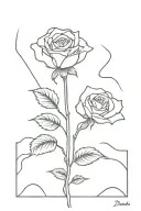 depeche mode rose tattoo tattoo design idea