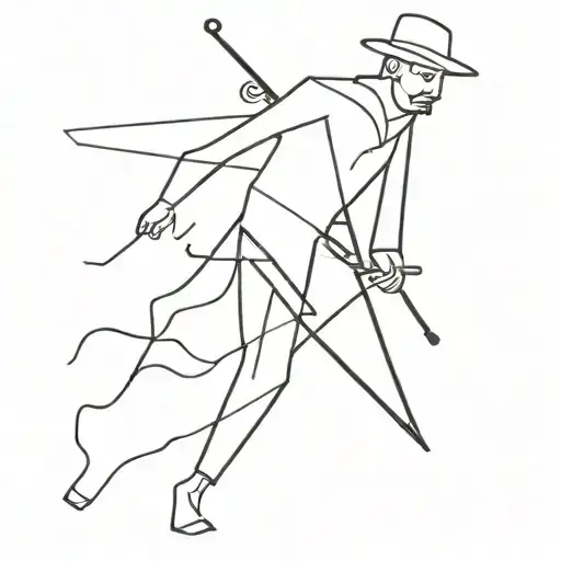 DON quichotte ABSTRACT TATTOO tattoo design idea