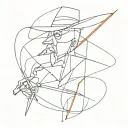 DON quichotte ABSTRACT TATTOO tattoo design idea
