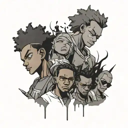 Boondocks tattoo design idea
