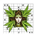 Georgian, marijuana, Sudoku, sex tattoo design idea