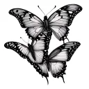 triqueta with butterflies  tattoo design idea