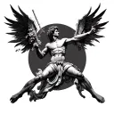 Saint Sebastian tattoo design idea