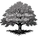 "Bryan Natasha Allison" "Bryan Natasha Allison" Tree with names incorporated tattoo design idea