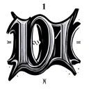 1991 Roman Numerals tattoo design idea