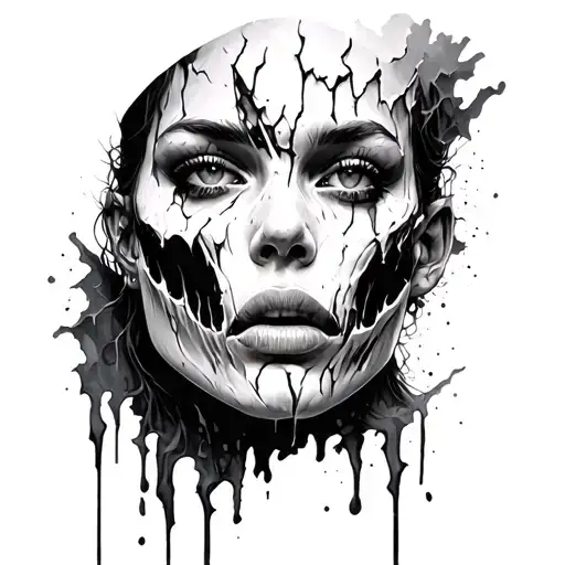 Ripped Skin | LAYERED TORN SKIN tattoo design idea