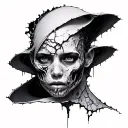 Ripped Skin | LAYERED TORN SKIN tattoo design idea