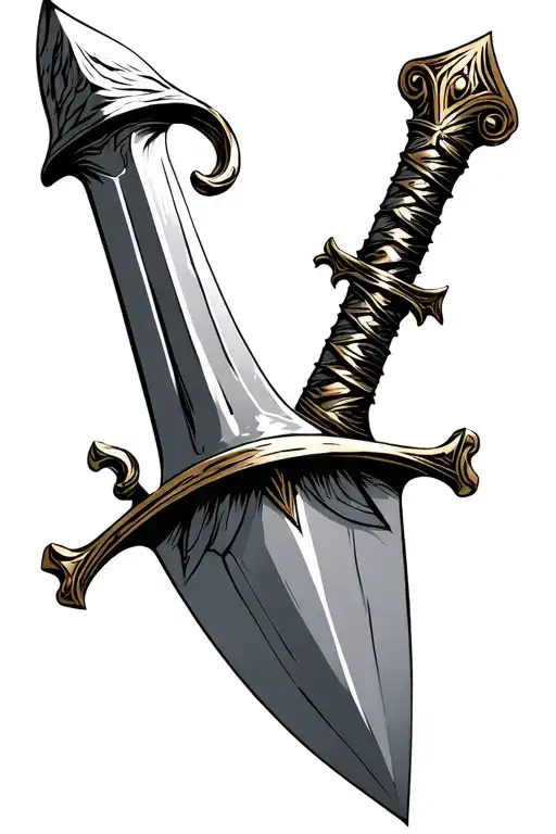 Vinland Saga Thorfinn Dagger tattoo design idea