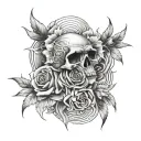 V G tattoo design idea