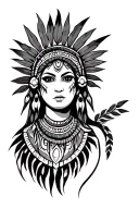 Pipil Tribe tattoo design idea