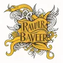 last names traver and barsalou included together with a unique and elegant but masculine design. bold and beautiful  tattoo design idea
