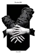 hands clasping tattoo using Proverbs 18:24 tattoo design idea