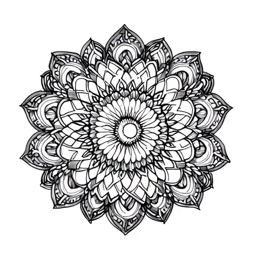 Lace Mandala tattoo design idea