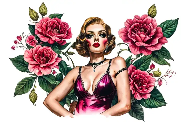 sissy slut tattoo design idea