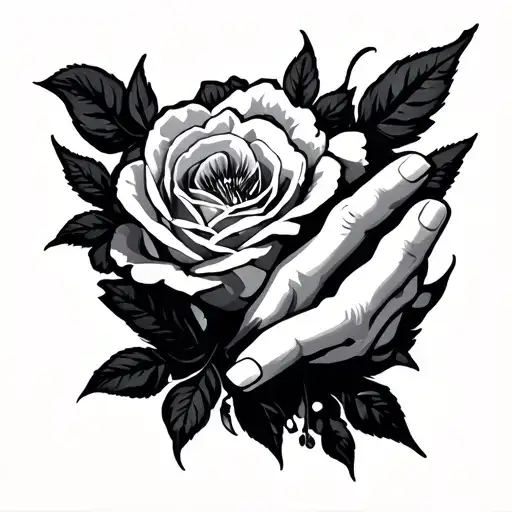 Cool Hand tattoo design idea