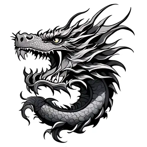 Filipino Dragon tattoo design idea